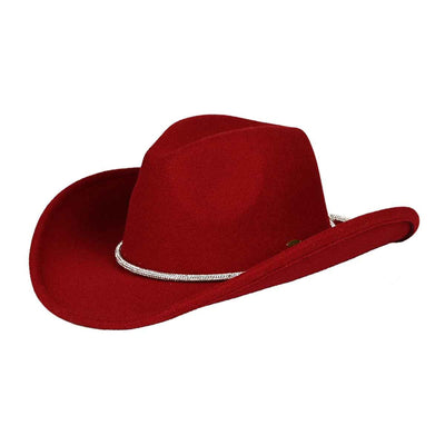 VCC0067 Reno Felt Rhinestone Cowboy Hat