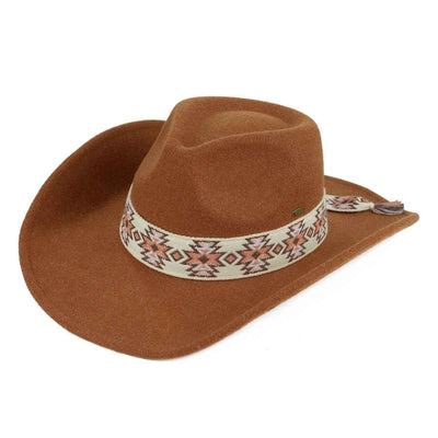 VCE0063 Fernanda Southwest Pattern Cowboy Hat