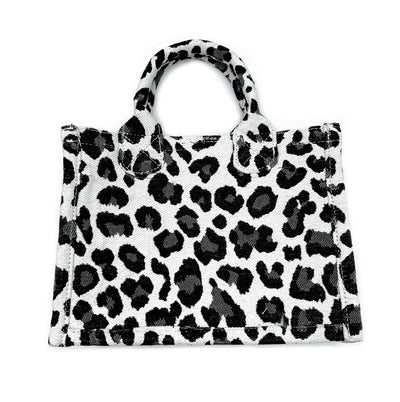 WBT210206 Leopard Print Mini Tote/Crossbody Bag