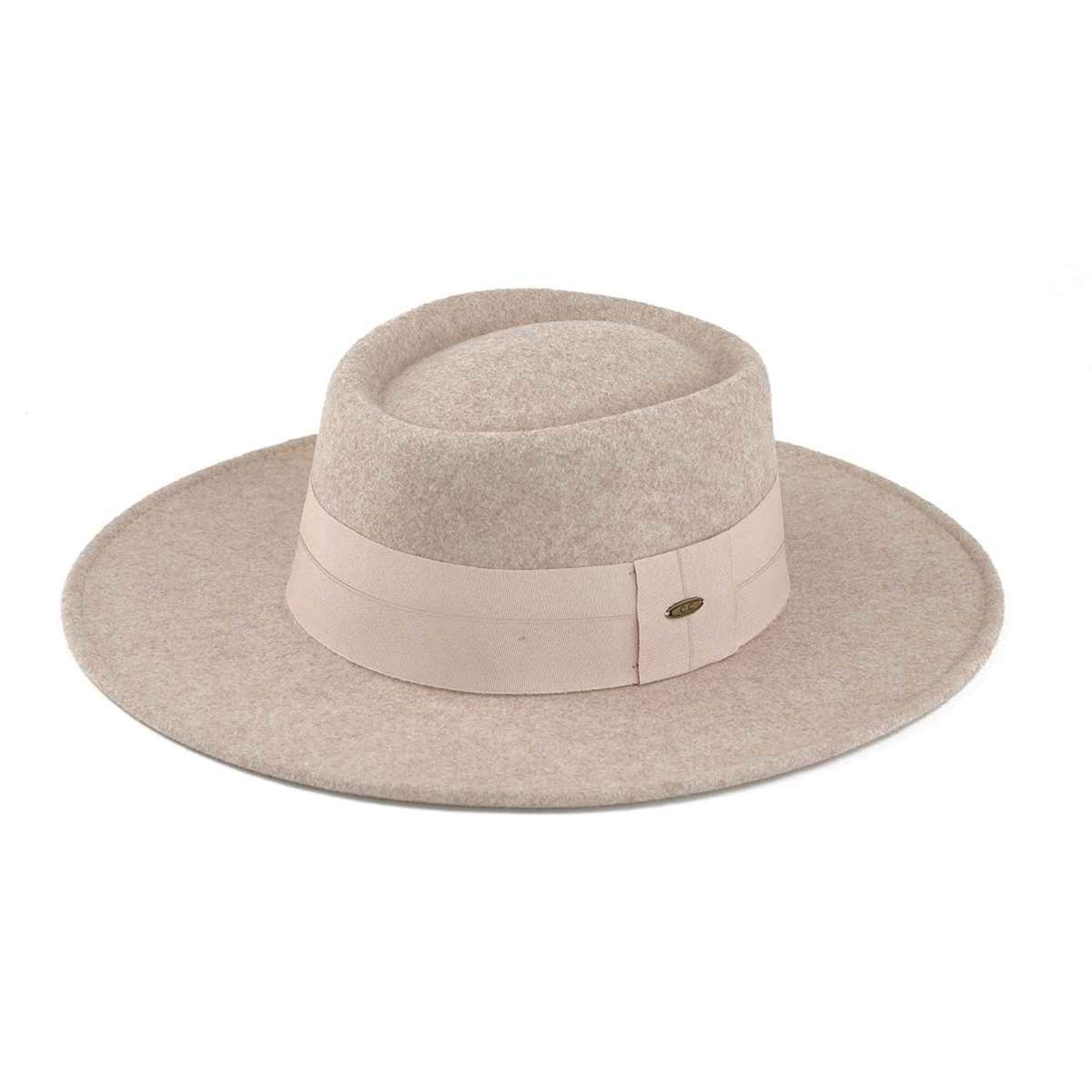 WF9 Stella Felt Panama Hat With Wide Band