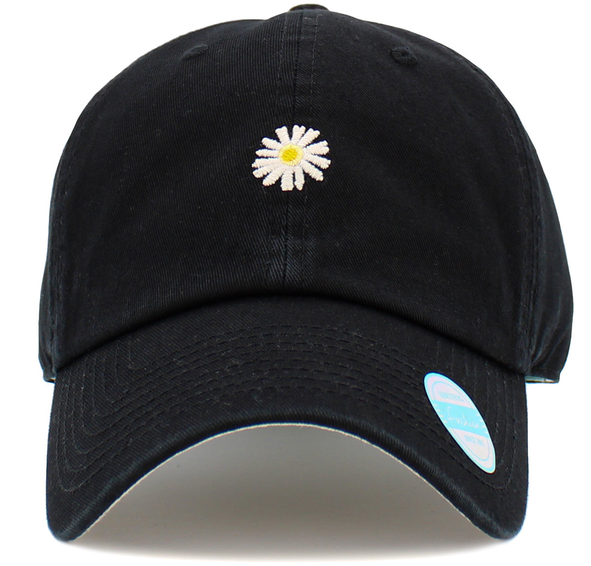 WKB006 Daisy Print Embroidery Hat Baseball Cap