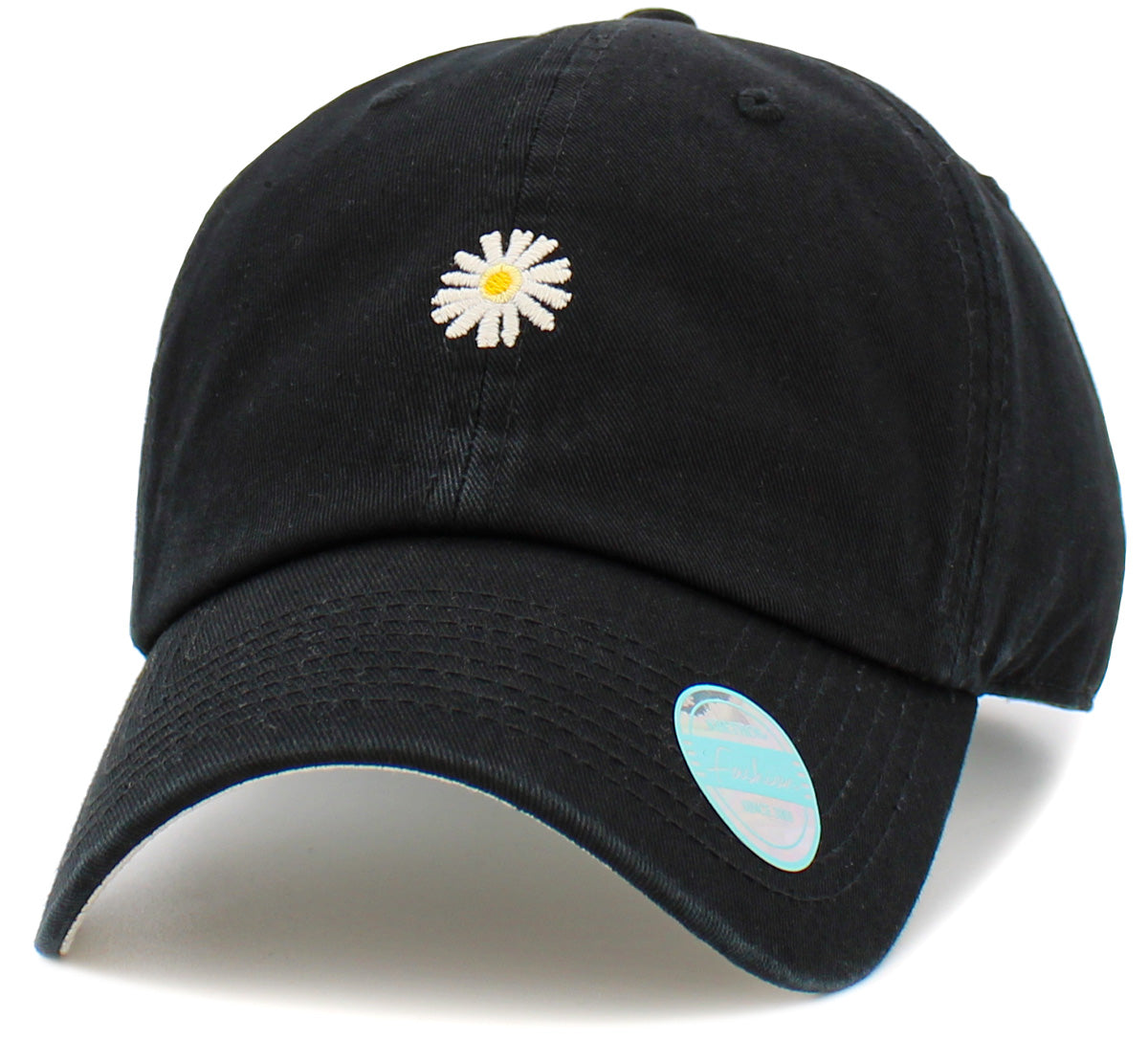 WKB006 Daisy Print Embroidery Hat Baseball Cap