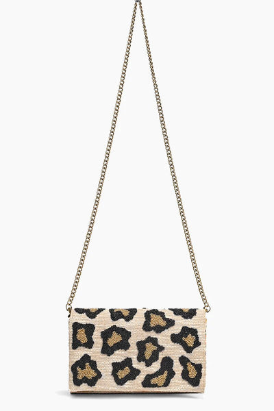 AB23-731 Luxe Leopard Clutch - Honeytote