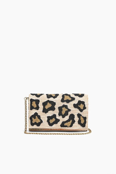 AB23-731 Luxe Leopard Clutch - Honeytote