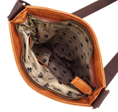 AD1238 Front Zippered Crossbody Bag - Honeytote