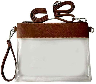 AD200T Game Day Clear Crossbody Bag/Clutch - Honeytote