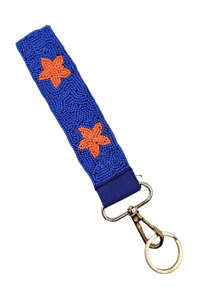 BAH001 Star Beaded Keychain Wristlet - Honeytote