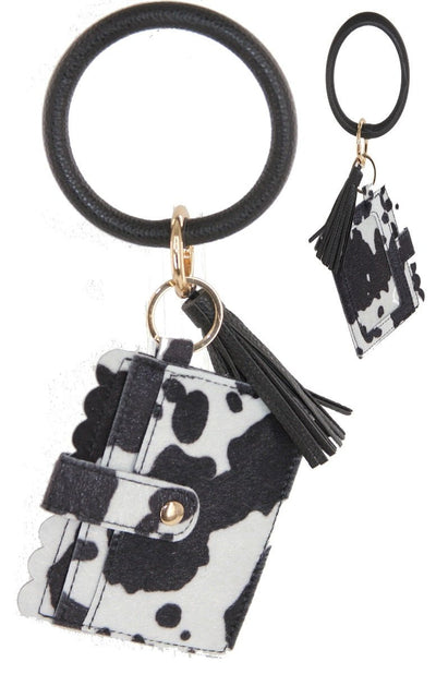 BB139X115 Cow Hide Bangle/Key-Chain/Wallet w/ ID Window - Honeytote