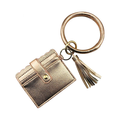 BB139X115 Solid Bangle/Key-Chain/Wallet w/ID Window - Honeytote