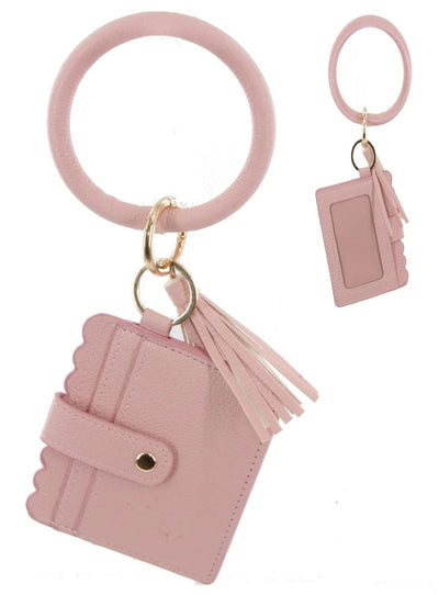 BB139X115 Solid Bangle/Key-Chain/Wallet w/ID Window - Honeytote