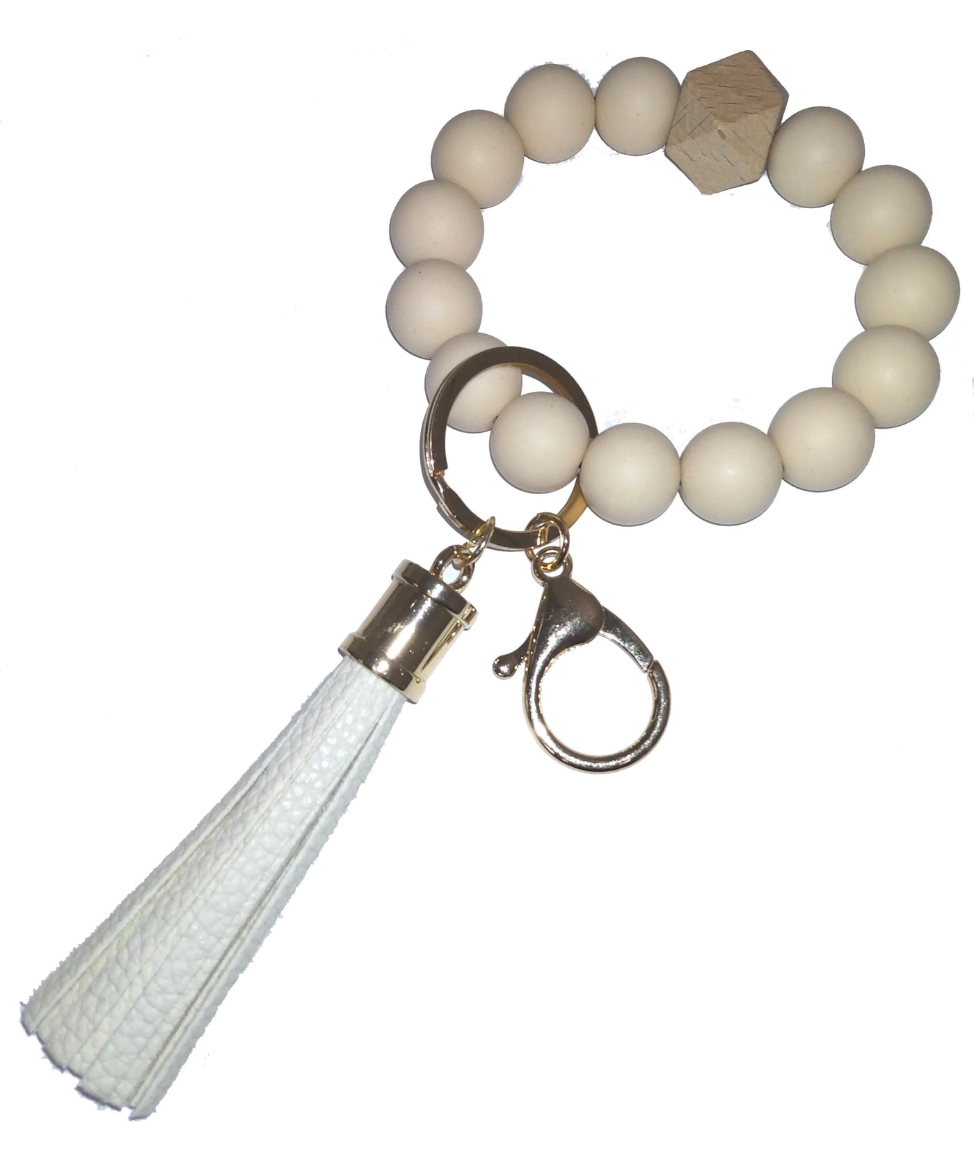 BB139X125 Silicone Beaded Keyring/Keychain Bracelet - Honeytote