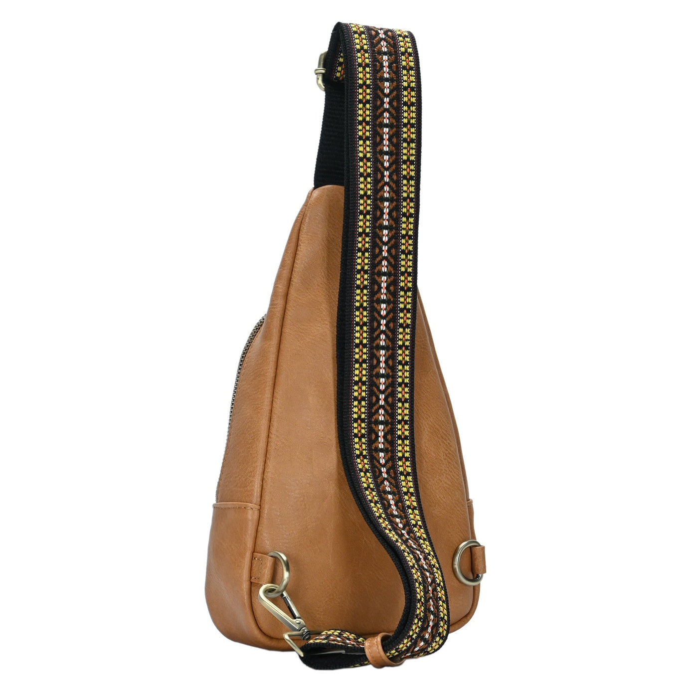 BGA5704 Zoey Boho Sling Bag With Guitar Strap - Honeytote