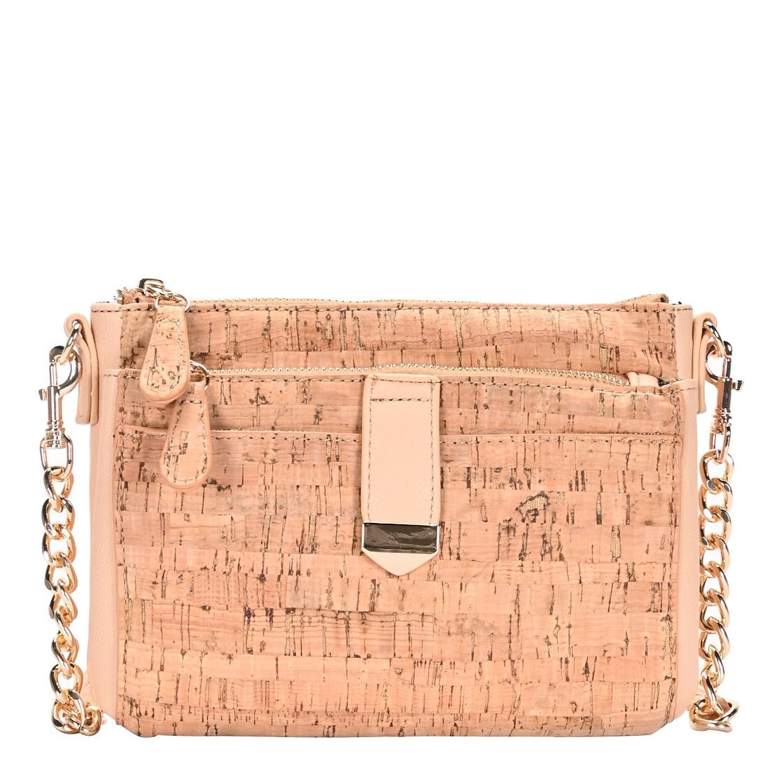 BGT15944 Cork Crossbody Bag - Honeytote