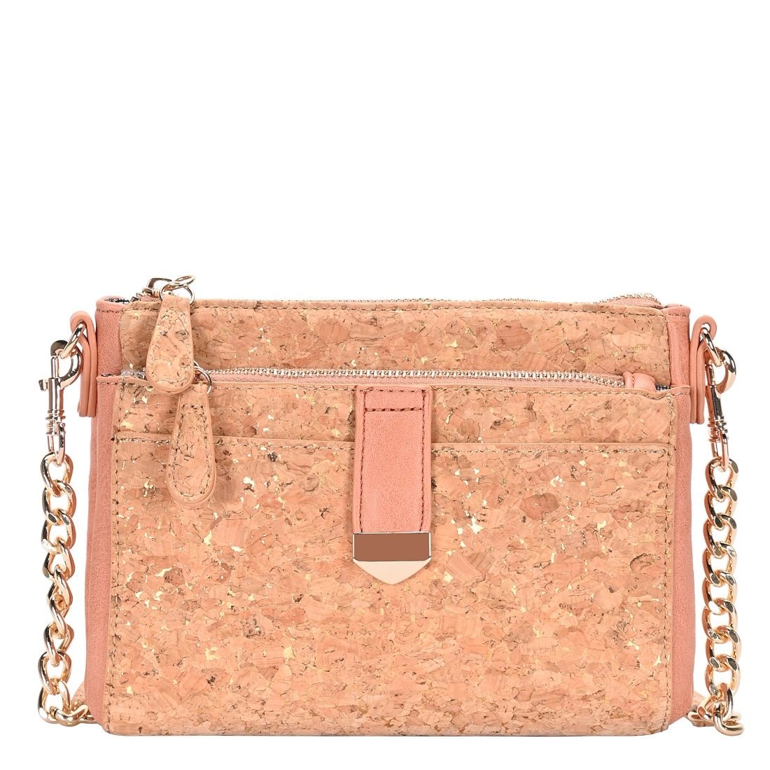 BGT15944 Cork Crossbody Bag - Honeytote