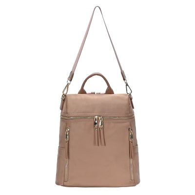 BGT81933 Emily Nylon Zipper Backpack - Honeytote