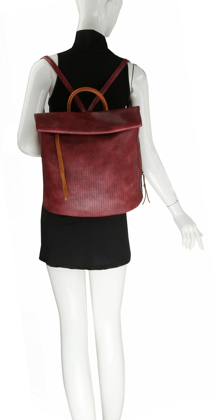 CJF022 Laser Cut Printed Backpack – Honeytote display picture 2