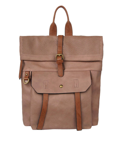 CJF080-1 Laser Cut Flap Backpack - Honeytote