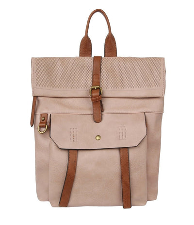 CJF080-1 Laser Cut Flap Backpack - Honeytote