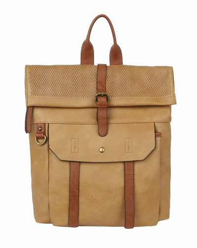 CJF080-1 Laser Cut Flap Backpack - Honeytote