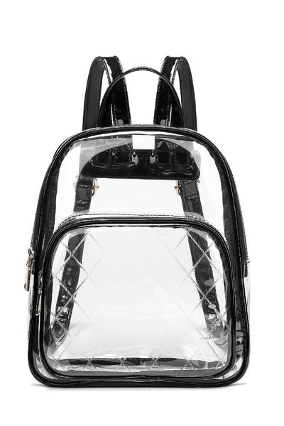 CL1002 Stephanie Clear Backpack - Honeytote