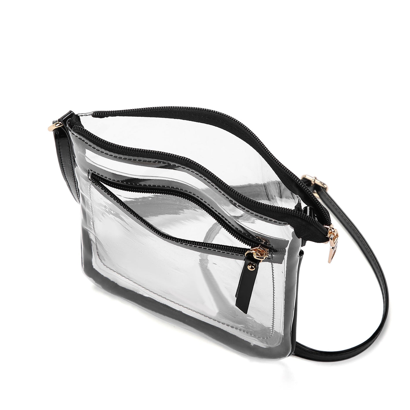 CL408 Sandy Clear Crossbody Bag - Honeytote