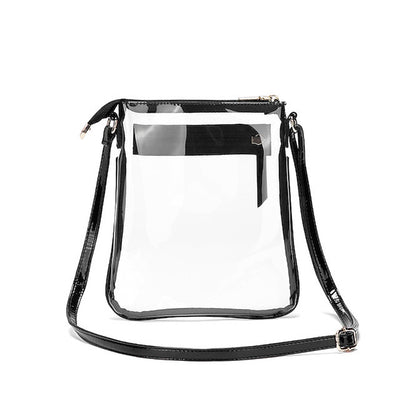 CL408 Sandy Clear Crossbody Bag - Honeytote