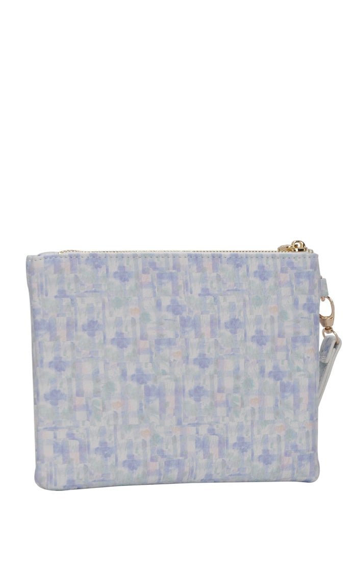 CLW2505 Gingham Clutch With Wristlet - Honeytote