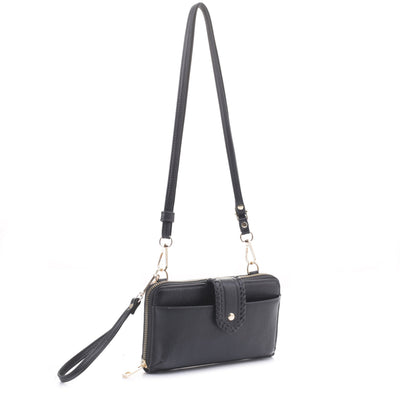 DJ60112 Abby Smartphone Wallet Crossbody - Honeytote