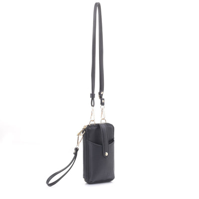 DJ60114 Cell Phone Wallet Crossbody Bag - Honeytote