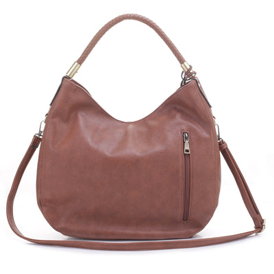 DJ6076CC Shoulder Concealed Carry Handbag w/ Tassel - Honeytote
