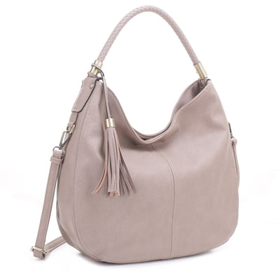 DJ6076CC Shoulder Concealed Carry Handbag w/ Tassel - Honeytote