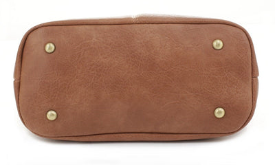 DSC31189LK Double Front Pocket Concealed Carry Shoulder Bag - Honeytote
