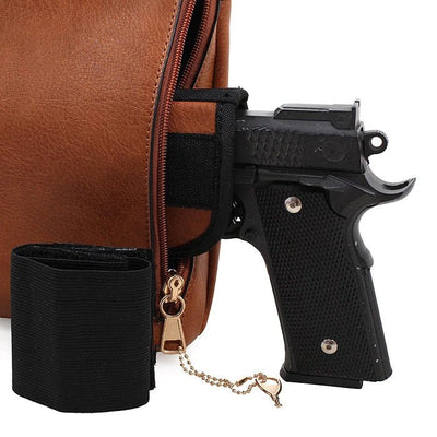 DSC98535LK Women's Concealed Carry Locking Purse Crossbody - Honeytote