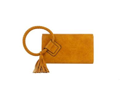 DX0155 Soft Vegan Leather Wallet/Clutch With Bangle - Honeytote