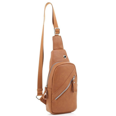 EM1508 Multi Pocket Sling Backpack - Honeytote