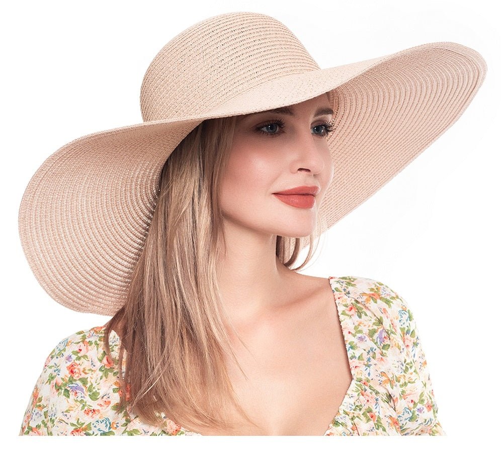 H3045 Monogrammable Straw Floppy Hat - Honeytote