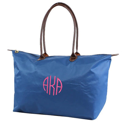 HD1293 21" Nylon Zip Tote Bag - Honeytote