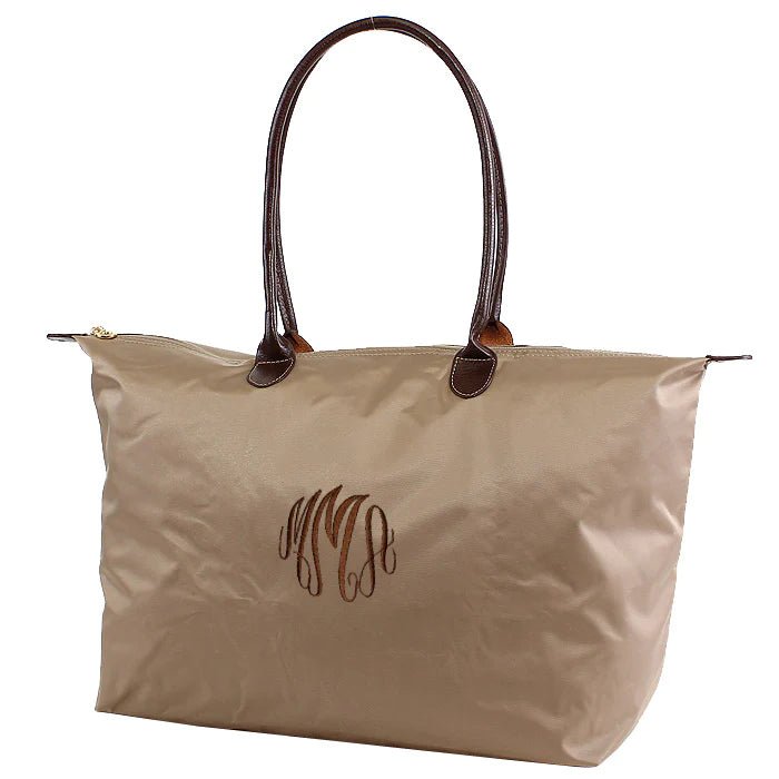 HD1293 21" Nylon Zip Tote Bag - Honeytote