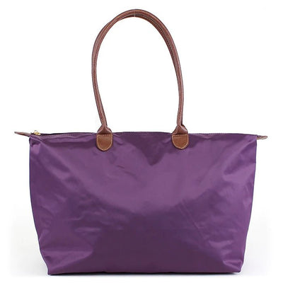 HD1293 21" Nylon Zip Tote Bag - Honeytote