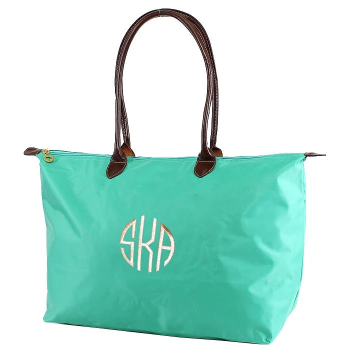 HD1293 21" Nylon Zip Tote Bag - Honeytote