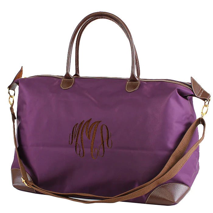 HD1294 Monogrammable Nylon Weekender/Duffel Bag - Honeytote