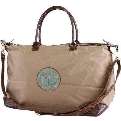 HD1294 Monogrammable Nylon Weekender/Duffel Bag - Honeytote