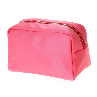 HM1012 Emma Round Zippered Nylon Cosmetic Pouch Bag - Honeytote