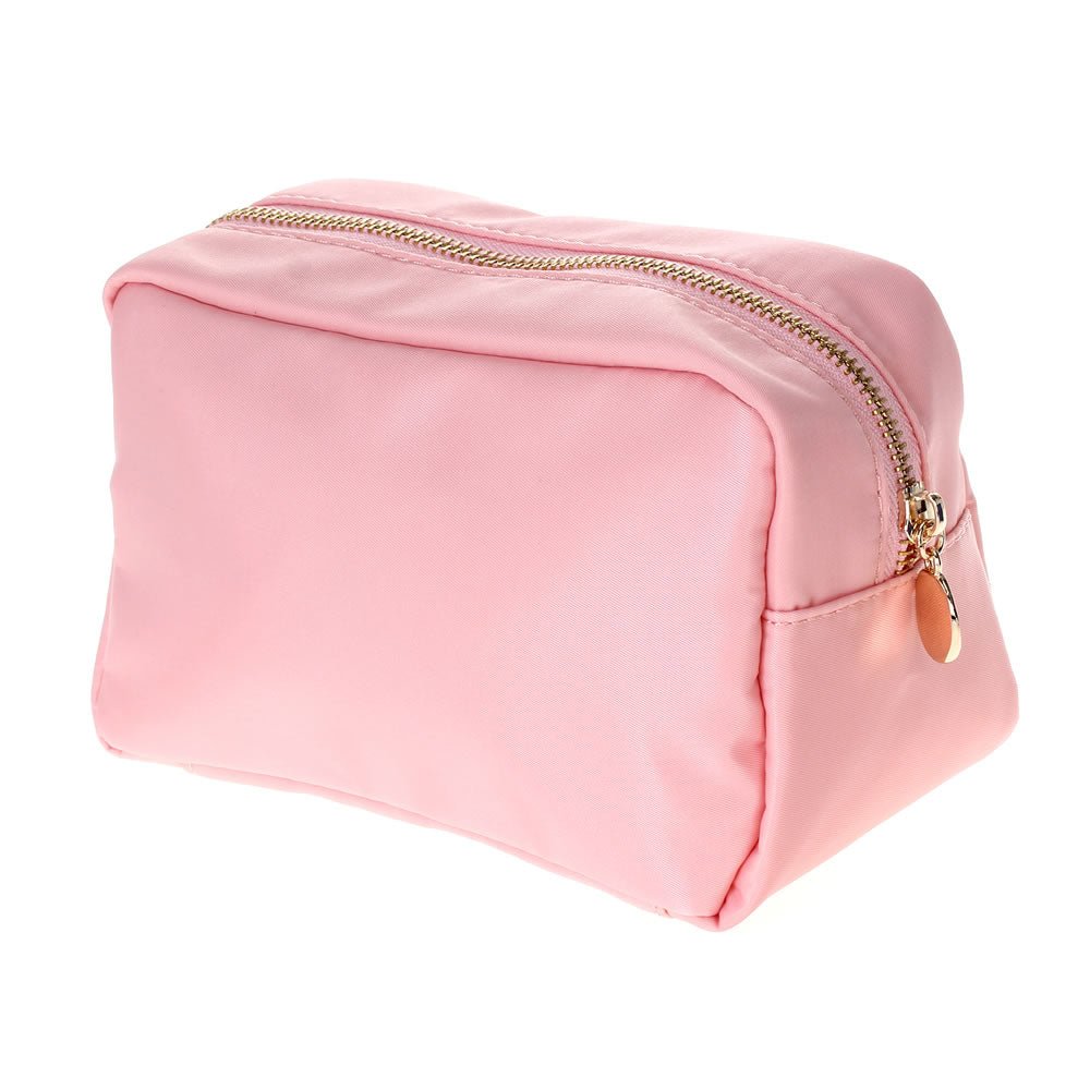 HM1012 Emma Round Zippered Nylon Cosmetic Pouch Bag - Honeytote