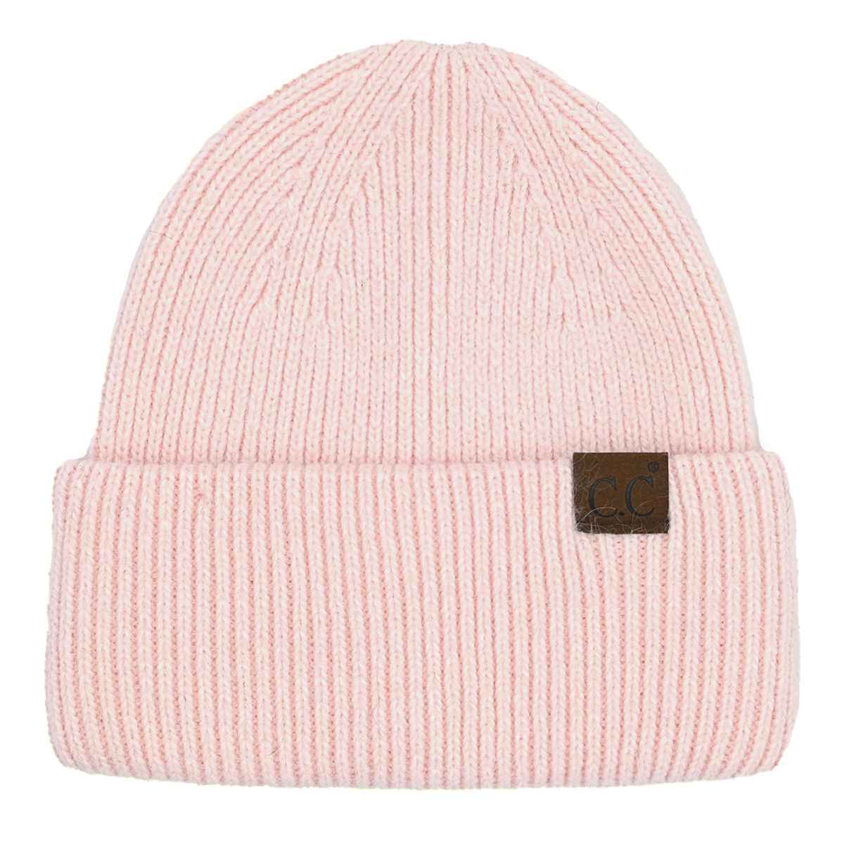 HTS0007 Monica Ribbed Double Cuff Beanie - MiMi Wholesale