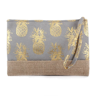 MP0028 Gold Foil Pineapple Pouch/Make-up Bag