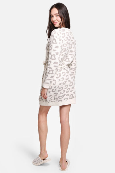 JCL1009 Leopard Super Lux Robe/Cardigan - Honeytote