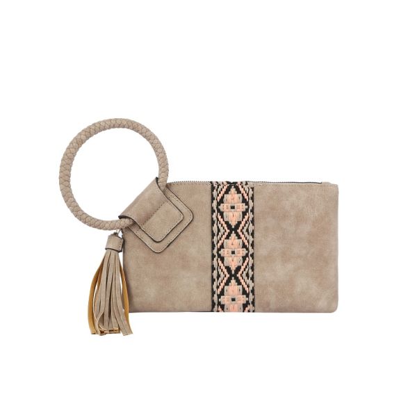 JY0379 AZTEC WRISTLET CLUTCH BAG - Honeytote