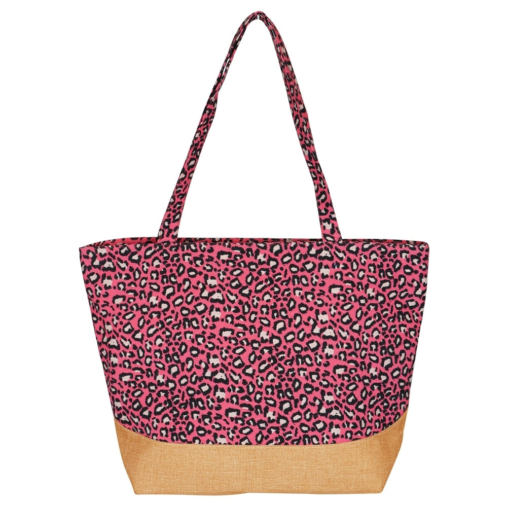 MB0082 Leopard Print Tote Bag