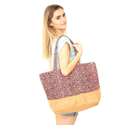 MB0082 Leopard Print Tote Bag